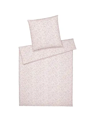 ELEGANTE | Flanell Bettwäsche PREPPY 70x90cm/140x200cm Blau | rosa